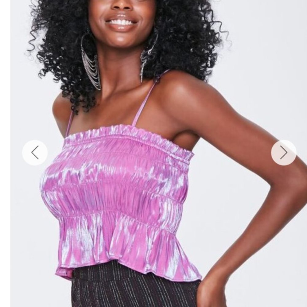 Forever 21 Purple Iridescent Tank